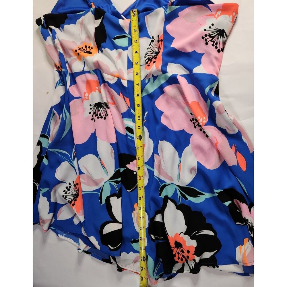Sleeveless Dress Floral Print Express XL Tropical Vacation Babydoll cottagecore - Picture 6 of 6